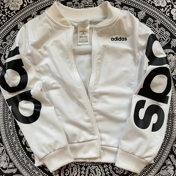 Adidas Track Jacket in White - Picture 1 of 3